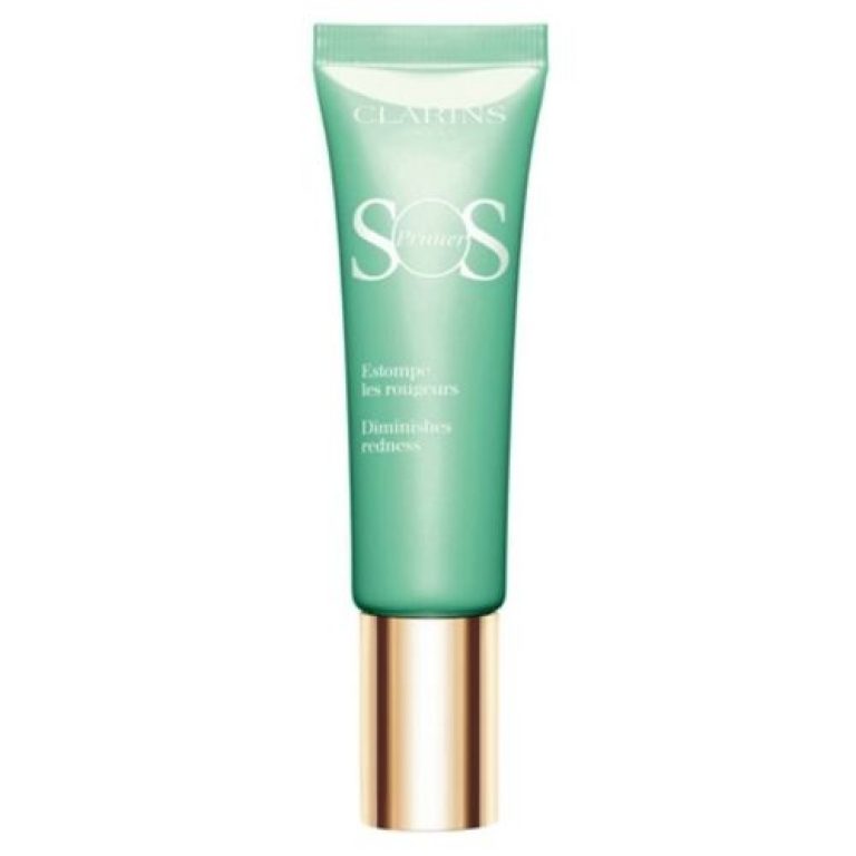 Reduce redness with SOS Primer Vert from Clarins