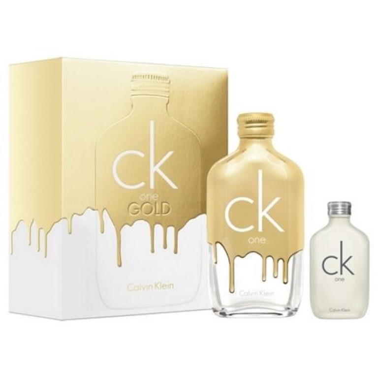 CK One Gold, the latest Calvin Klein perfume in a box