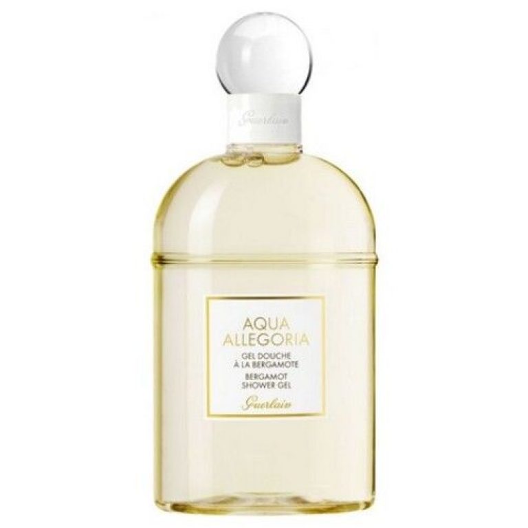 The freshness novelty from Guerlain of Aqua Allegoria shower gel with Bergamot