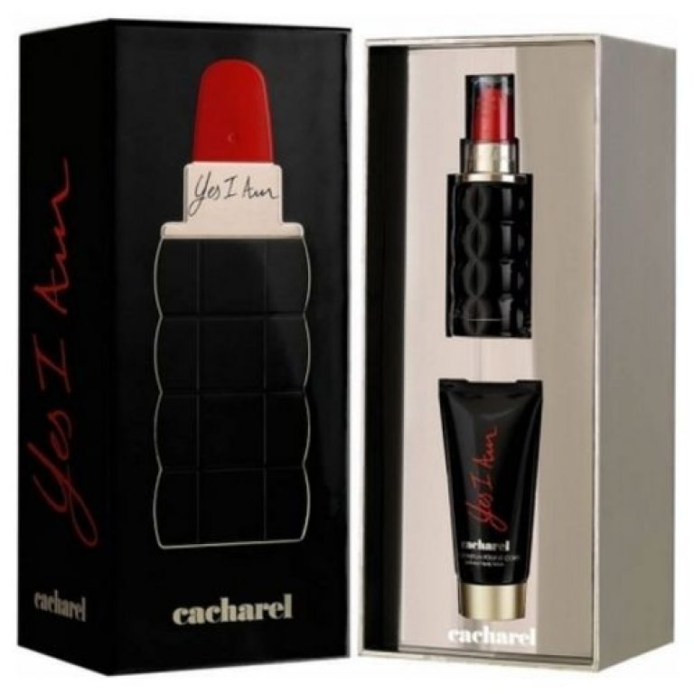 Un coffret pour le nouveau parfum Yes I Am de Cacharel