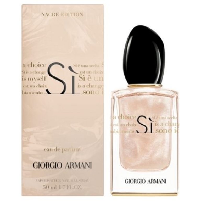 Armani unveils a pearly version of its Si fragrance