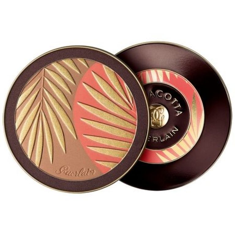 New Terracotta powder under Guerlain palm trees